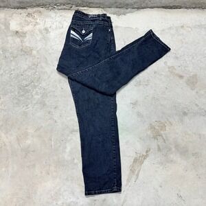 Flavour by Bubblegum Women's‎ Black Wash Denim Jeans Designer Pocket Detail